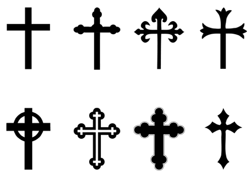 Cross Silhouette Vector Graphicscategory  Christian Vector Graphics