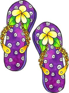 Feet Flip Flops Summer Is Coming Aline More Clipart Patterns Flops    