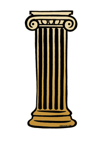 Greek Pillars Clip Art   Clipart Best