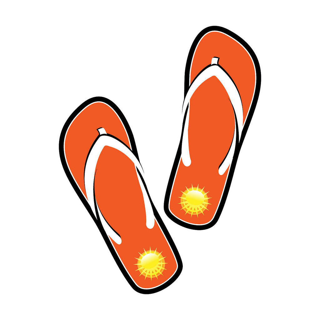 Hawaiian Flip Flop Clip Art