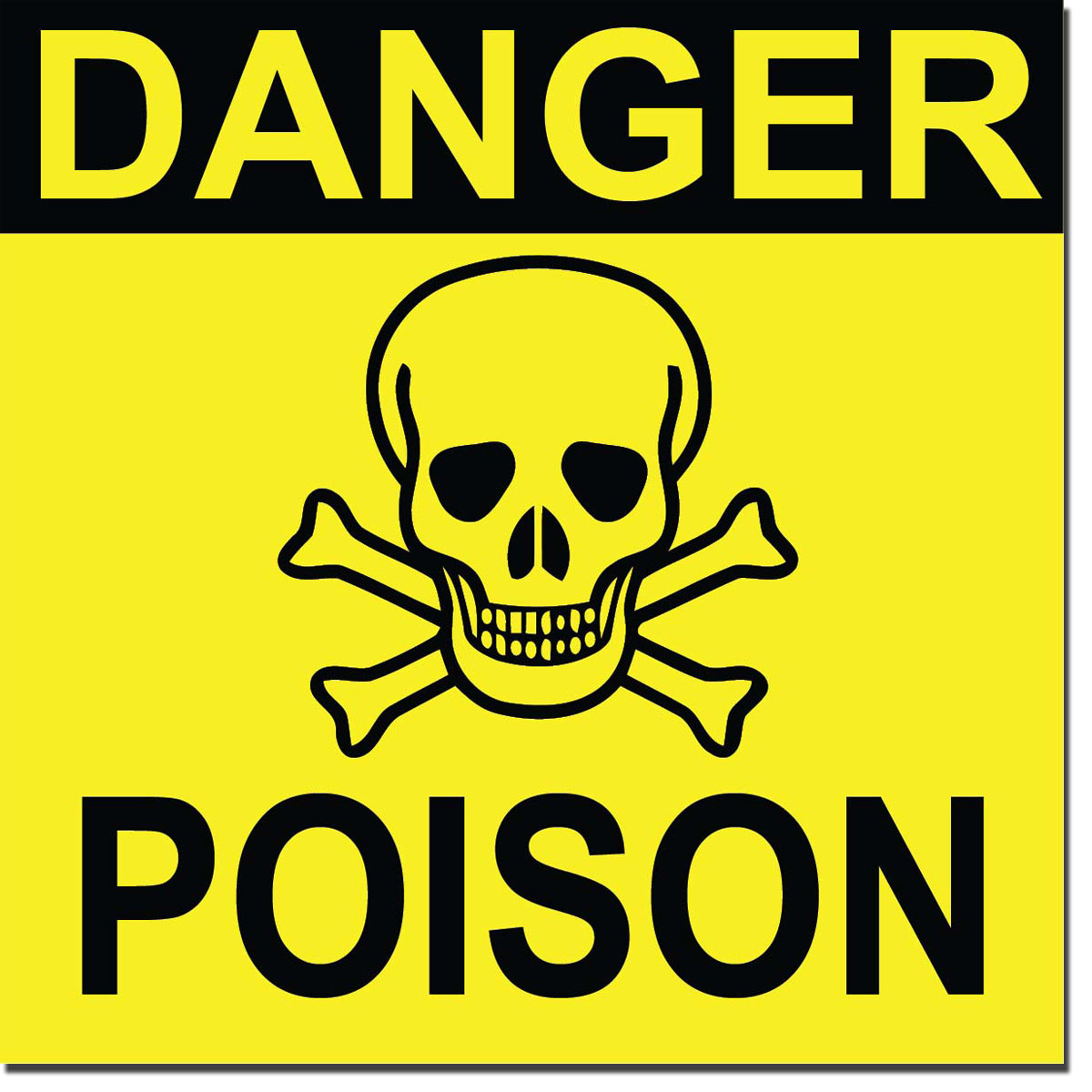 Poison Sign Clipart Danger Poison Sign Danger