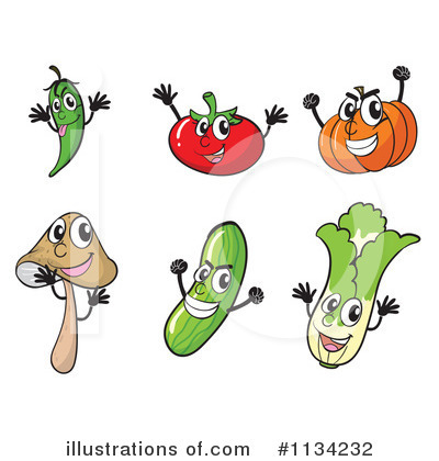 Veggie Clipart  1134232   Illustration By Colematt