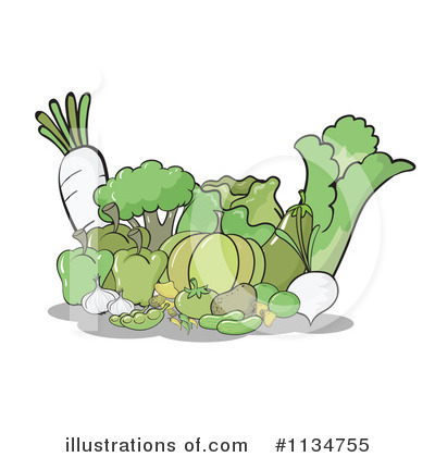 Veggie Clipart  1134755 By Colematt   Royalty Free  Rf  Stock