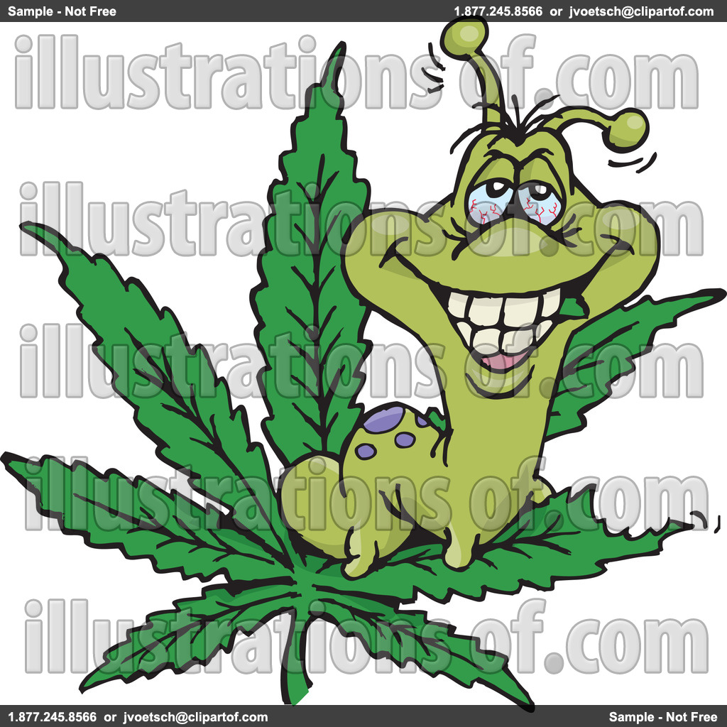 Weed Clipart Royalty Free Rf Marijuana Clipart Illustration By Dennis