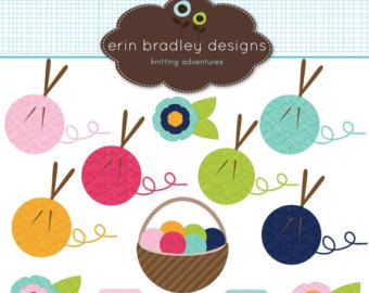 50  Off Sale Knitting Clipart Clip Art For Personal And Commercial Use