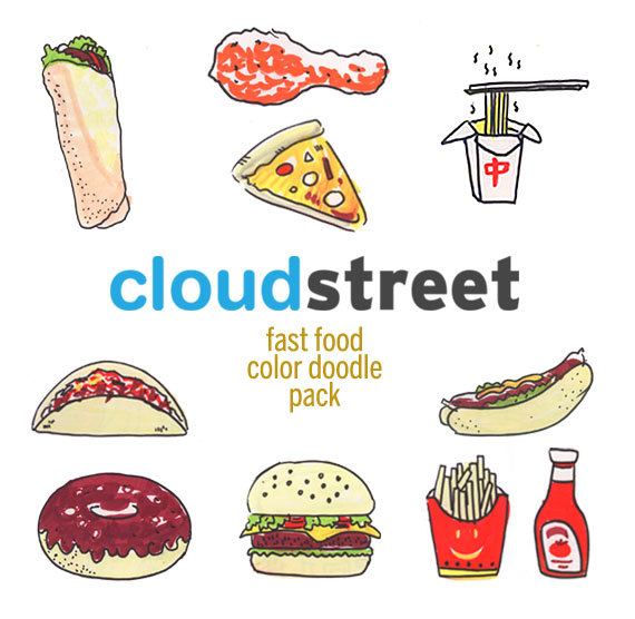 And Personal Use   Hand Drawn Food Clipart   Instant Download