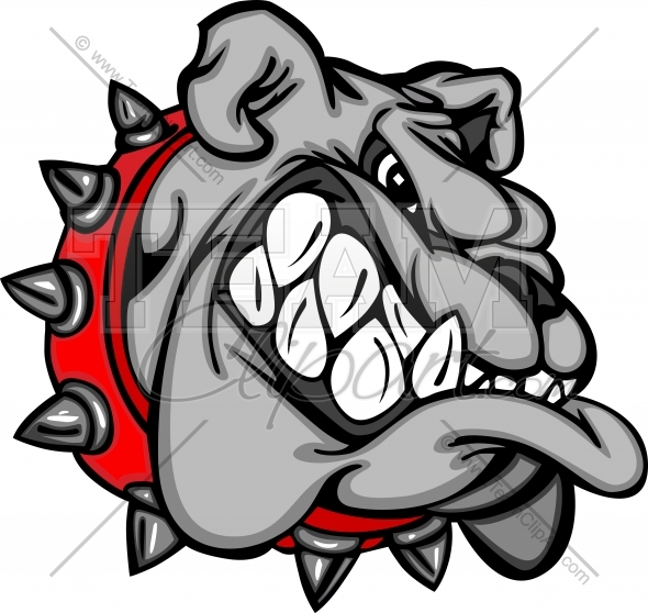 Bulldog Mascot Cartoon Clipart Image   Team Clipart  Com   Quality