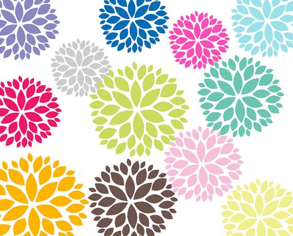 Buy 2 Get 2 Free Flowers Clip Art 12 By Dennisgraphicdesign  5 00