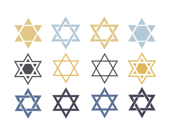 Clip Art Jewish Stars Star Of David Clipart Hanukkah Clipart Jewish