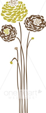 Clipart Dahlia   Flower Clipart