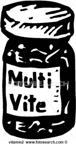 Clipart Of Vitamins 2 Vitamin2   Search Clip Art Illustration Murals
