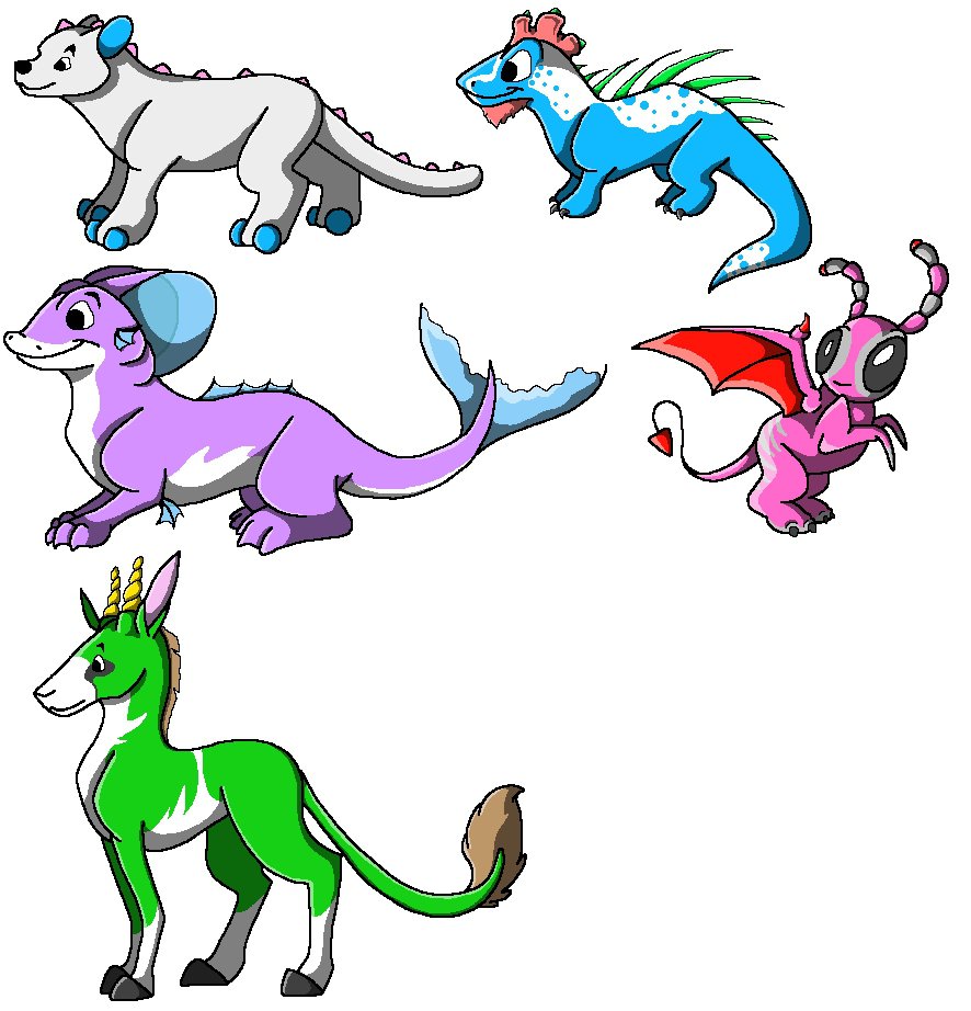 Creature Clipart Page 1 By Chin Sprite On Deviantart