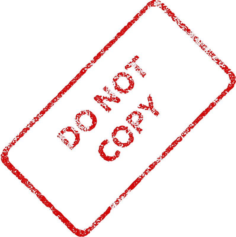 Do Not Copy Business Stamp 2 By Merlin2525   A Slanted Realistic