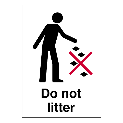 Do Not Litter Signs   Clipart Best