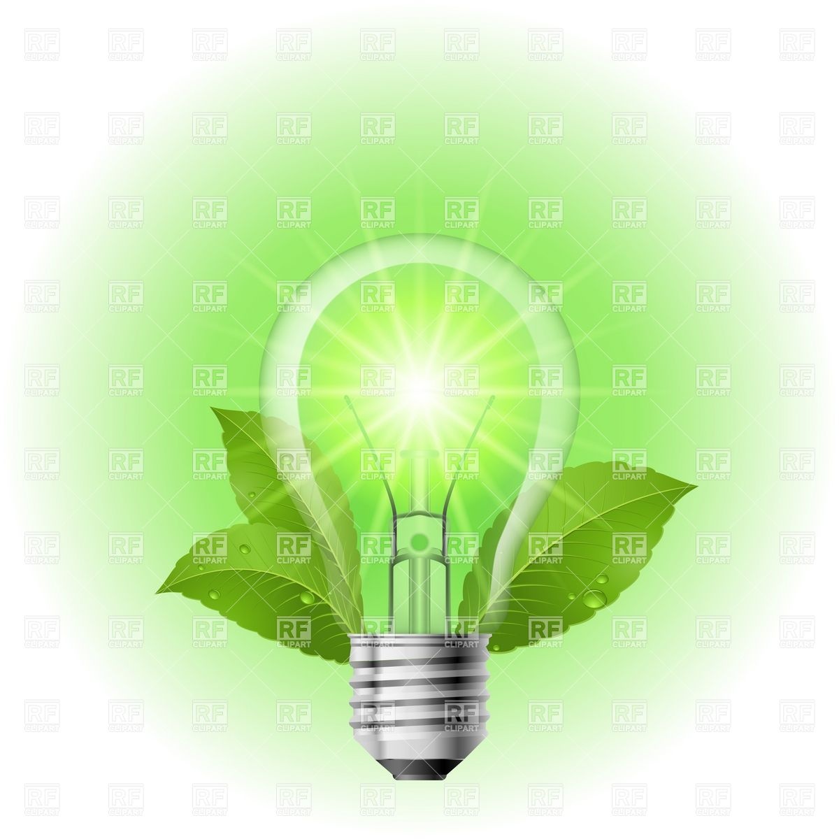 Energy Saving Eco Lamp Download Royalty Free Vector Clipart  Eps