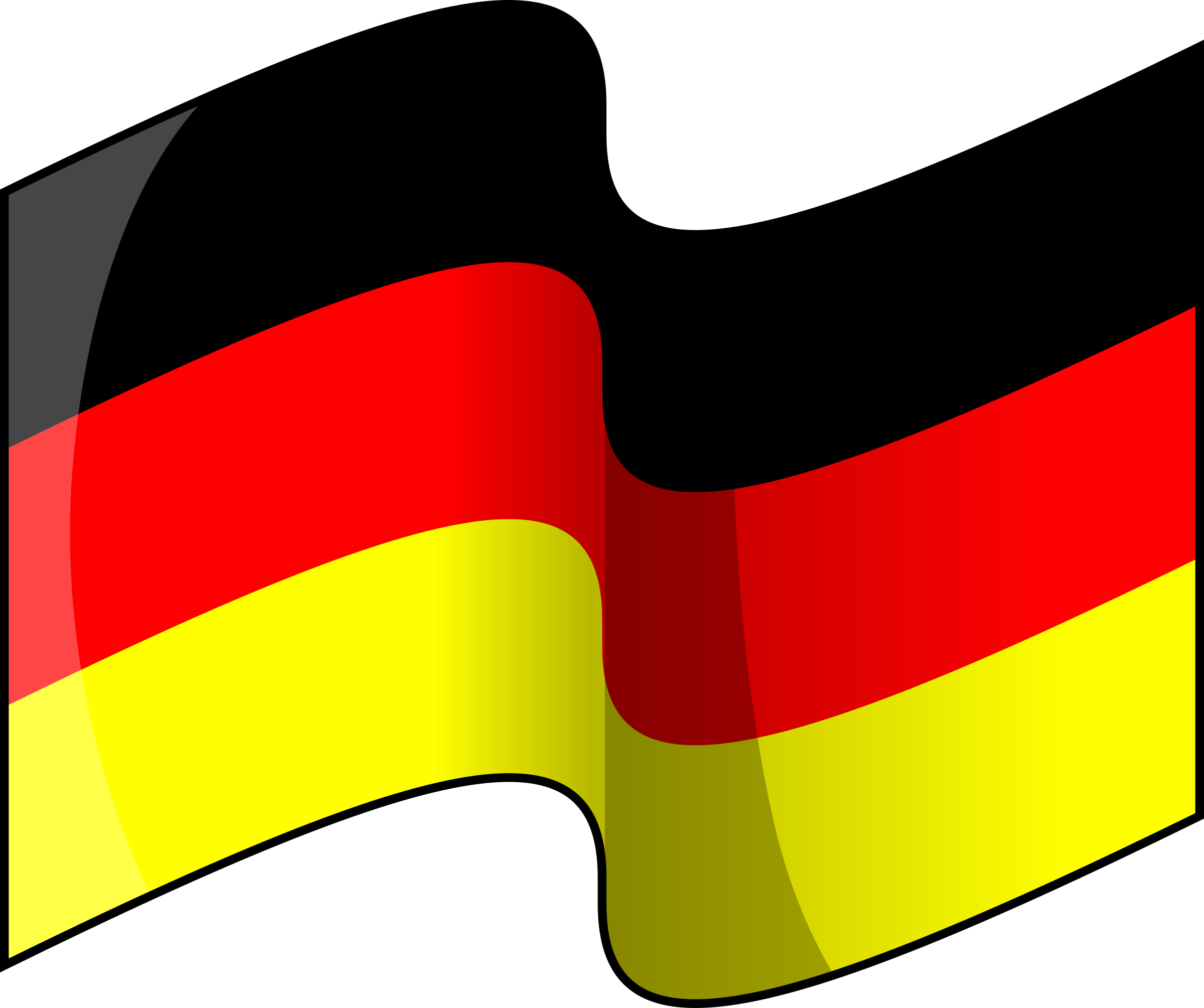 Flag Of Germany  Waving