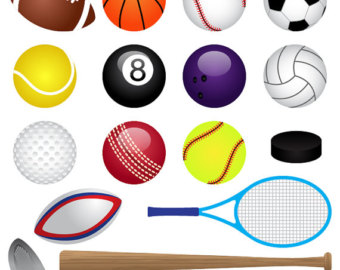 Golf Tennis Soccer Clipart Clip Art   Commercial And Personal