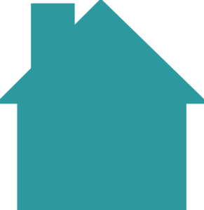 House Logo Teal Clip Art At Clker Com   Vector Clip Art Online