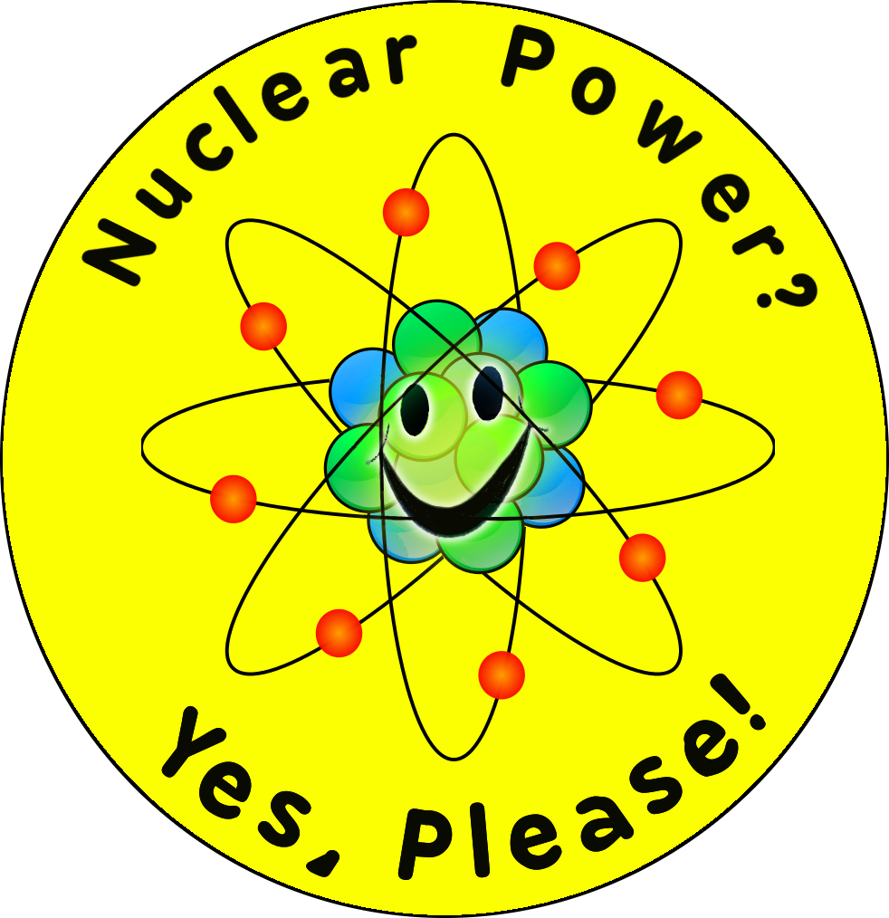 Nuclear Power Yes Please Patch   Http   Www Wpclipart Com Energy    