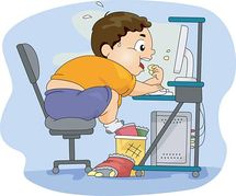 Overweight Clipart And Illustrations