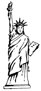 Statue Of Liberty   Clip Art Gallery