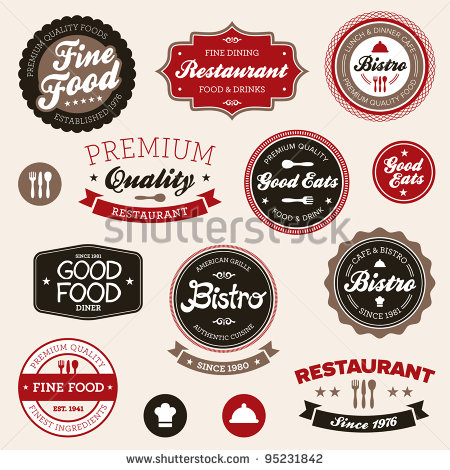 American Restaurant Logos And Names Vintage Retro Restaurant