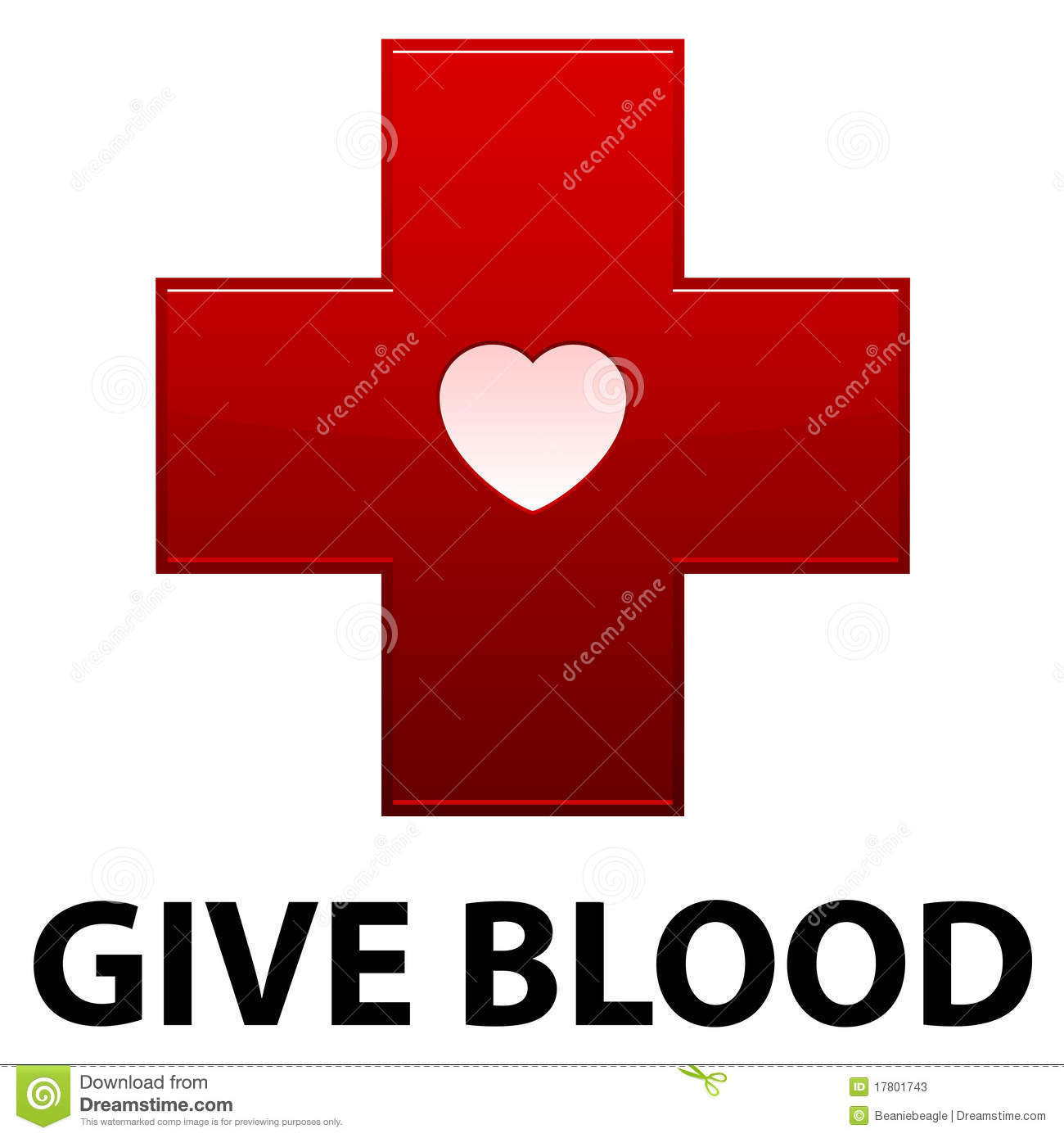 An Illustration Of A Red Cross In It S Center Asking For Blood Donors