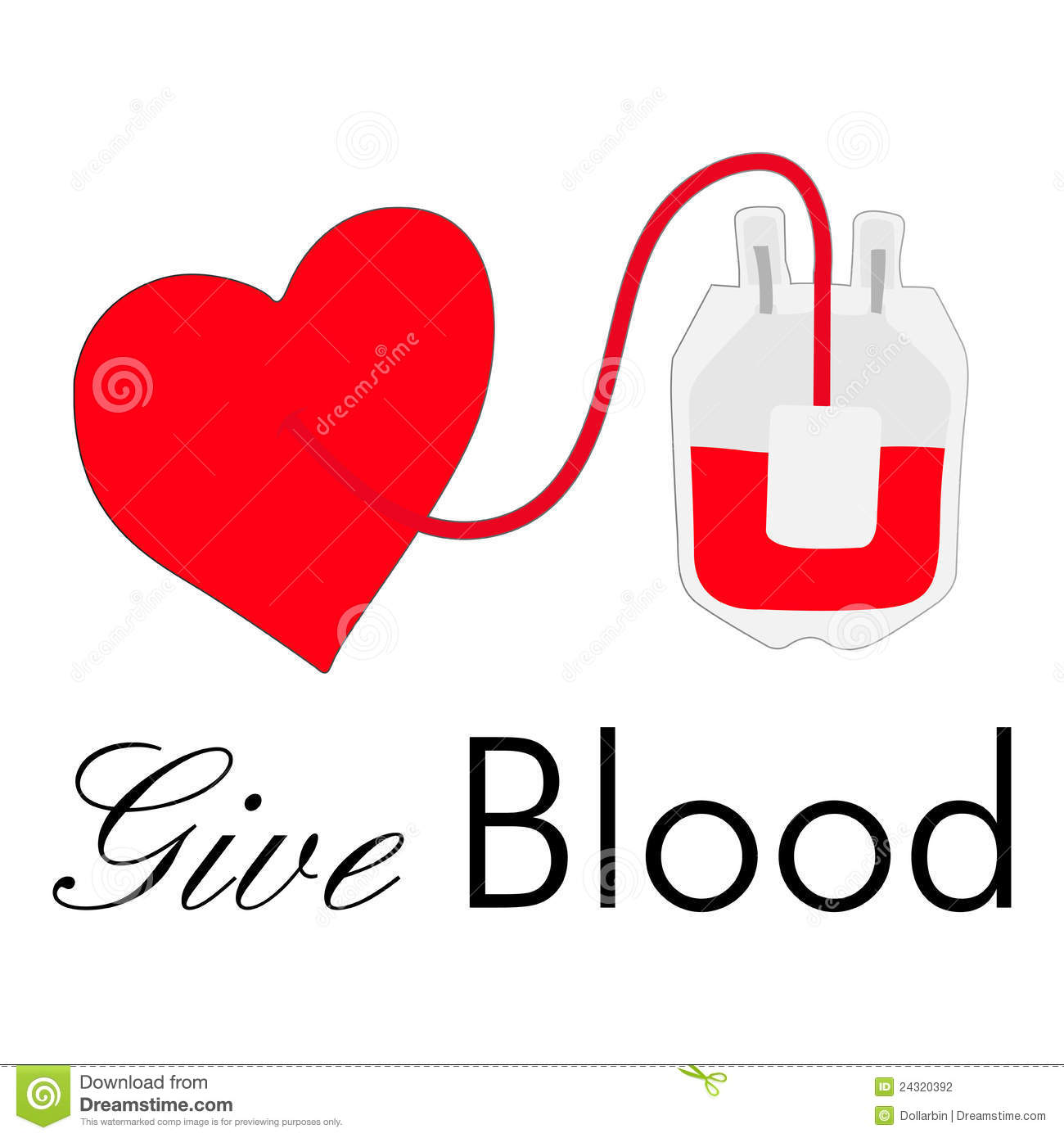 Blood Donation Bag Blood Donation Concept