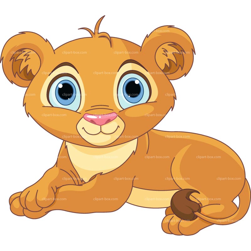 Clipart Baby Lion   Royalty Free Vector Design