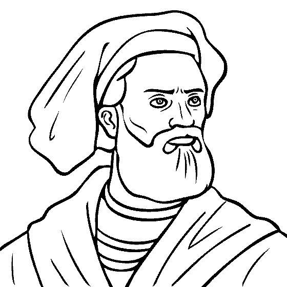 Famous Historical Figure Coloring Pages   Page 2