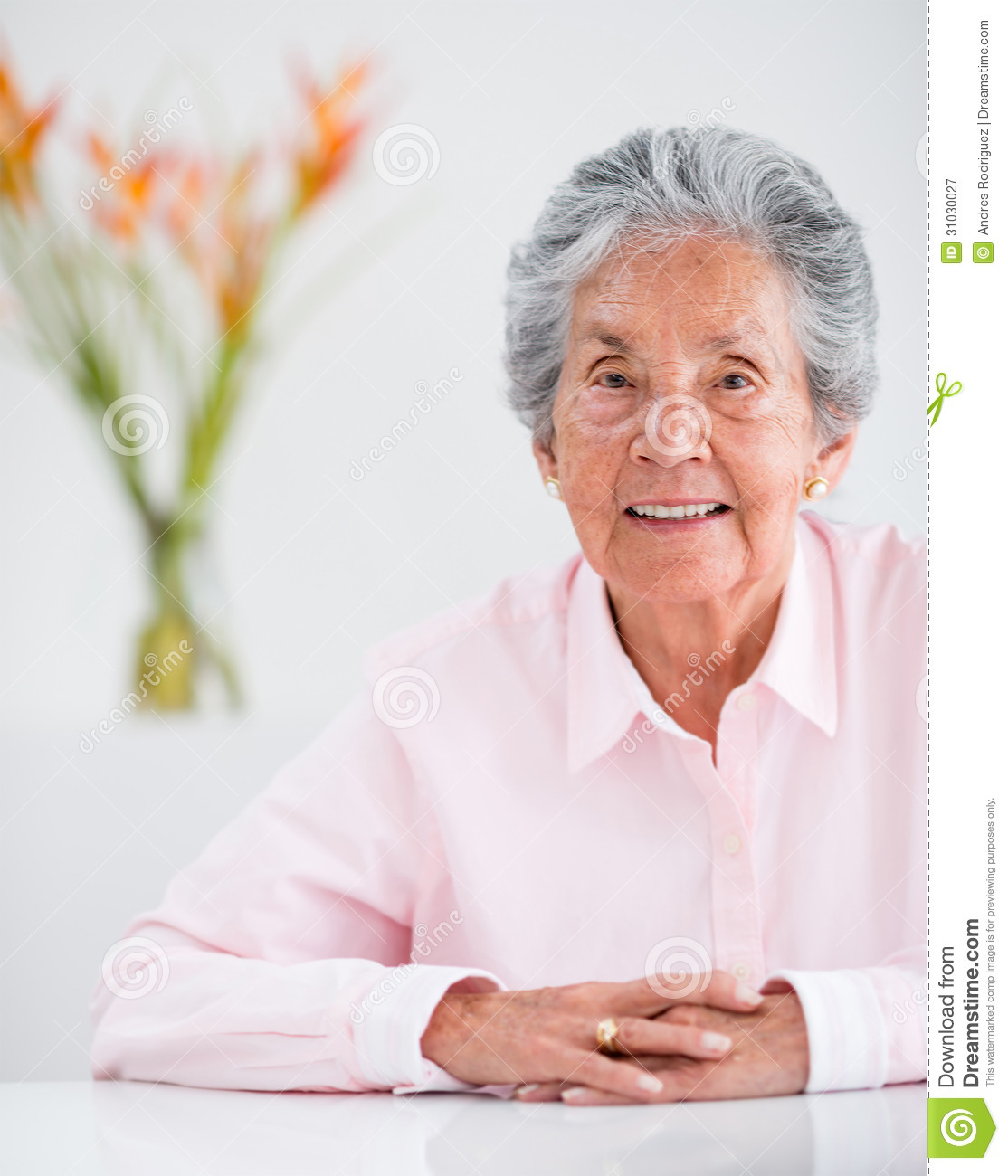 Lovely Elder Woman Royalty Free Stock Photography   Image  31030027