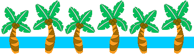 Palm Tree Border Graphics Luau Party Clip Art Dividers With A Hawaii