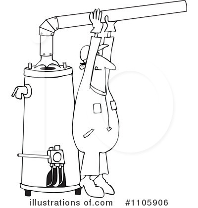 Royalty Free  Rf  Water Heater Clipart Illustration By Djart   Stock