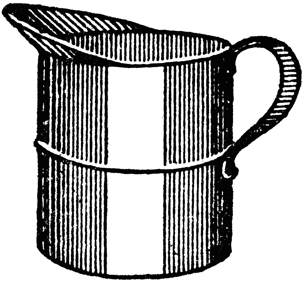 Volume Measurement Clipart A Quart Cup Used For Measuring