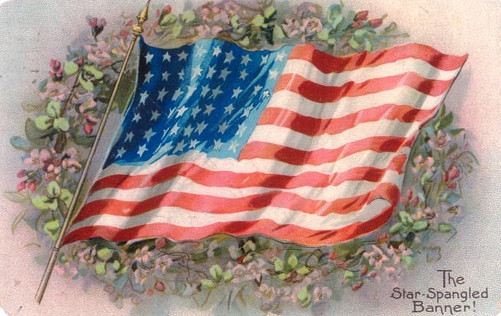 Waving American Flag Graphics