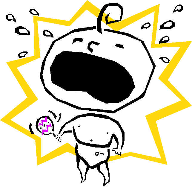 Baby Clipart  Baby Crying Clipart