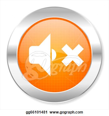 Clipart   Mute Icon  Stock Illustration Gg66101481