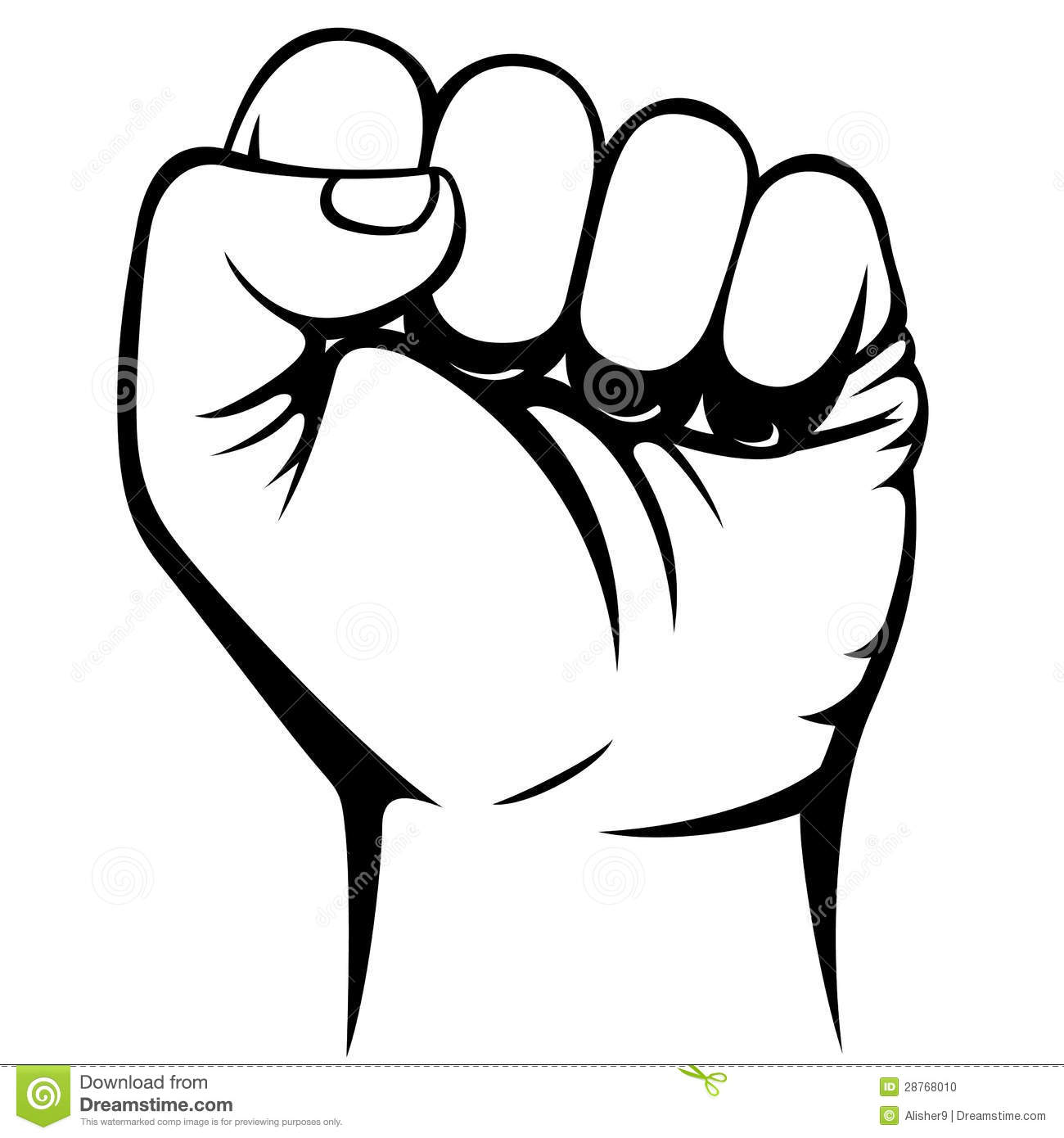 Male Clenched Fist Stock Photo   Image  28768010