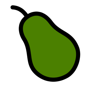 Pear Icon 600px Clipart