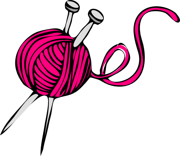 Pink Yarn Clip Art At Clker Com   Vector Clip Art Online Royalty Free