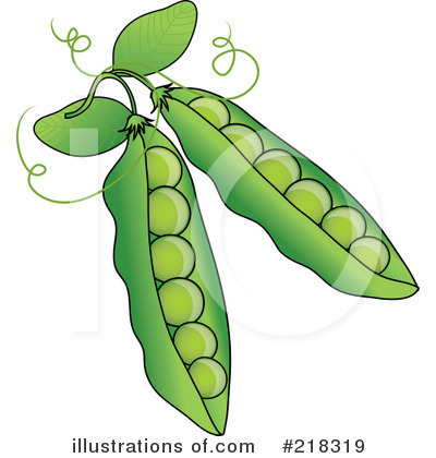 Royalty Free  Rf  Peas Clipart Illustration By Pams Clipart   Stock