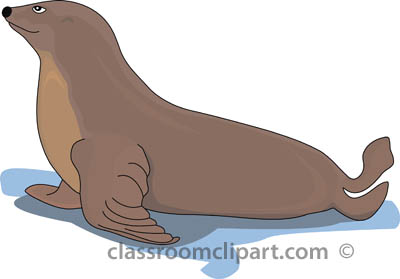 Seal Clipart   Seal 3812 3a   Classroom Clipart