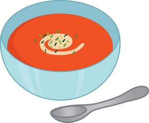 Soup Clipart Image   A Bowl Of Creamy Tomato Soup