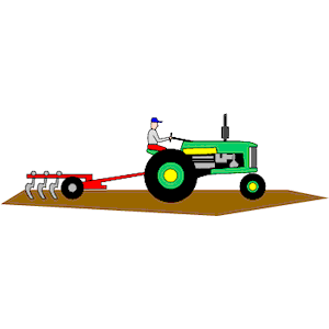 Tractor   Plow Clipart Cliparts Of Tractor   Plow Free Download  Wmf