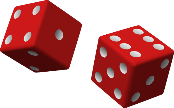 Two Red Dice Clip Art At Clker Com   Vector Clip Art Online Royalty