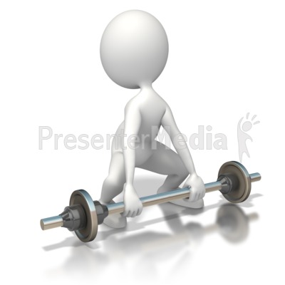 Weak Weightlifter   Sports And Recreation   Great Clipart For
