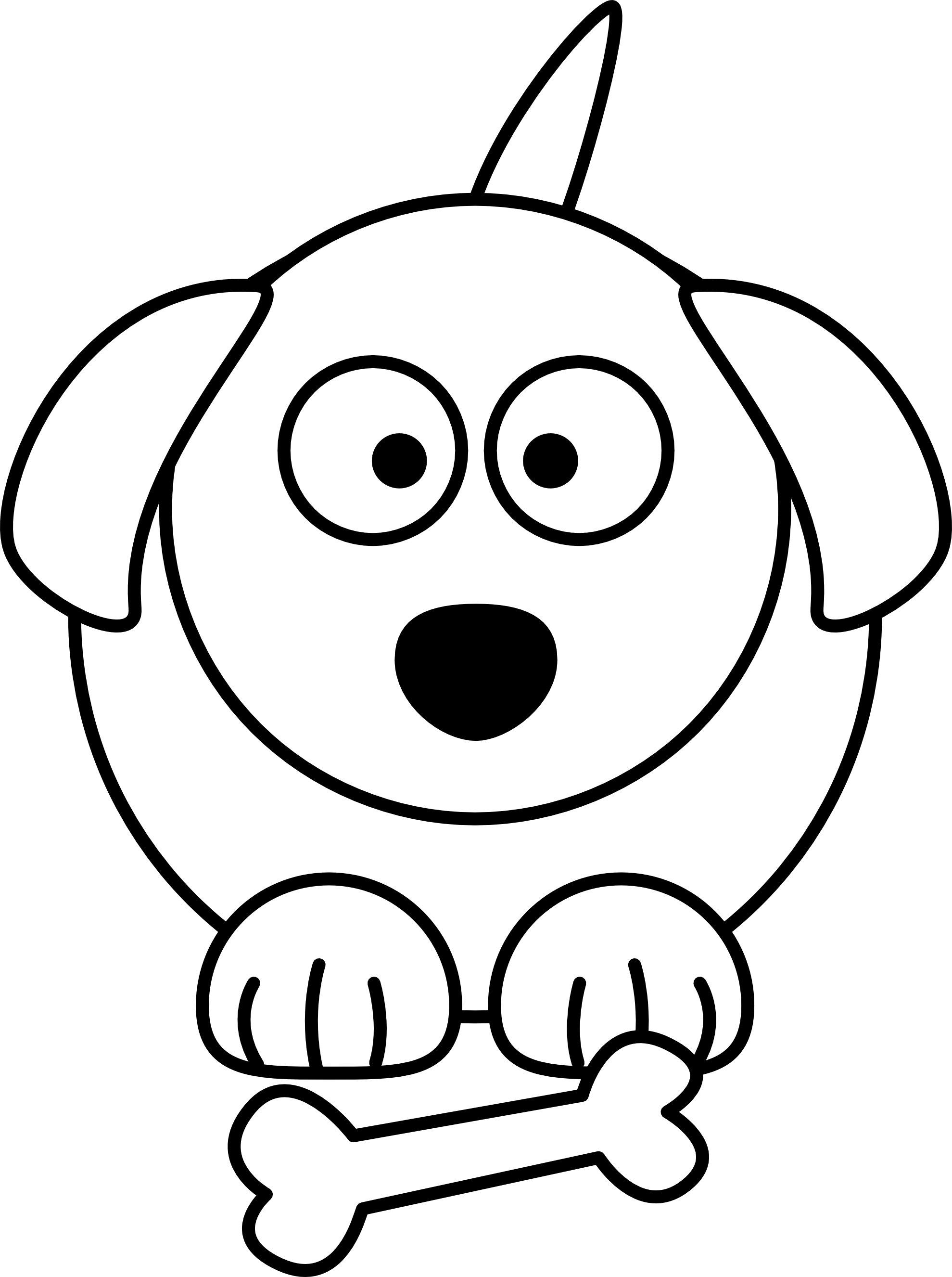 21 Black And White Cartoon Animals Free Cliparts That You Can Download