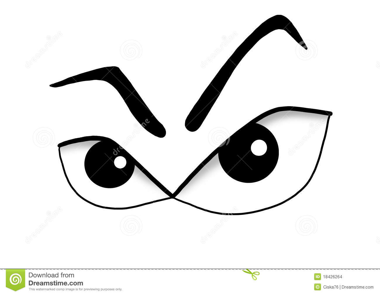 Angry Eyes Stock Images   Image  18426264