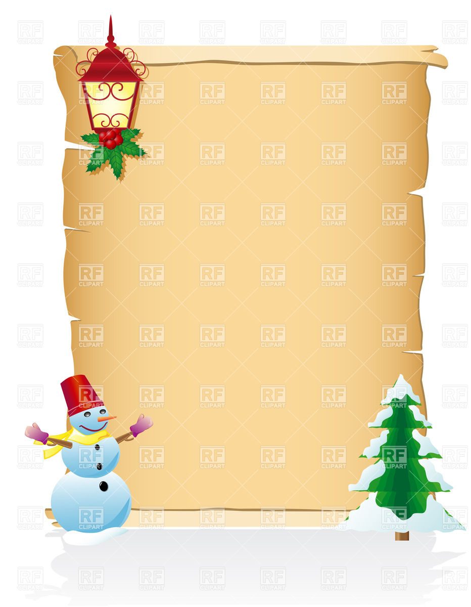     Christmas Blank Scroll Download Royalty Free Vector Clipart  Eps
