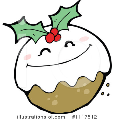 Christmas Pudding Clipart  1117512 By Lineartestpilot   Royalty Free
